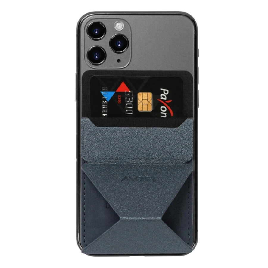 Чохол-бумажник с подставкой MOFT X Adhesive для iPhone 12 | 12 Pro | 12 Pro Max | 11 Pro | 11 Pro Max - Space Grey